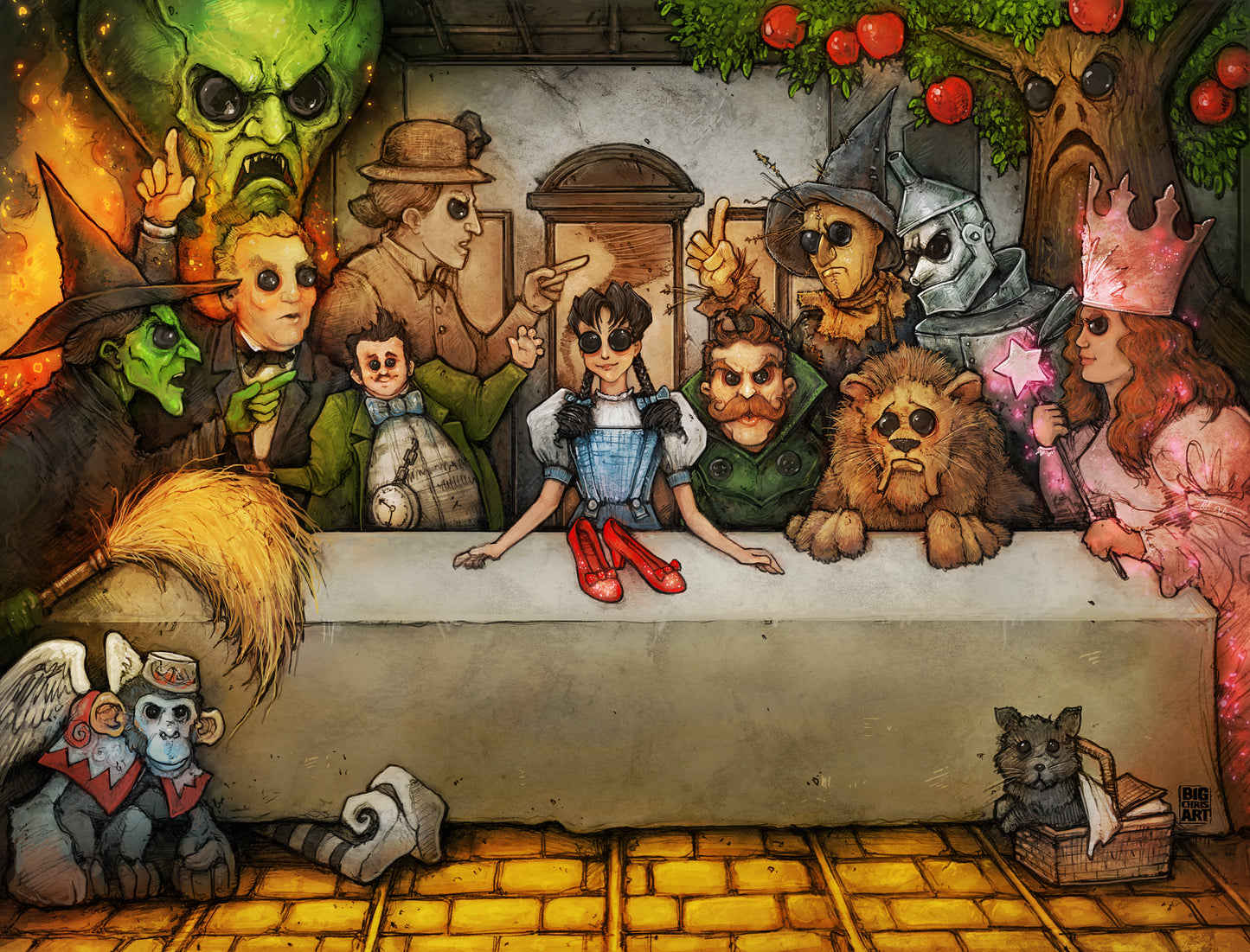 Sinister Fables | The Wizard's Supper | 11x17