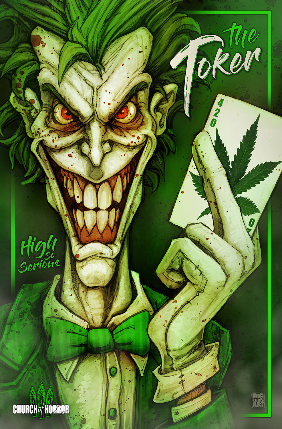 Toke the Raven | The Toker | 11x17 Print