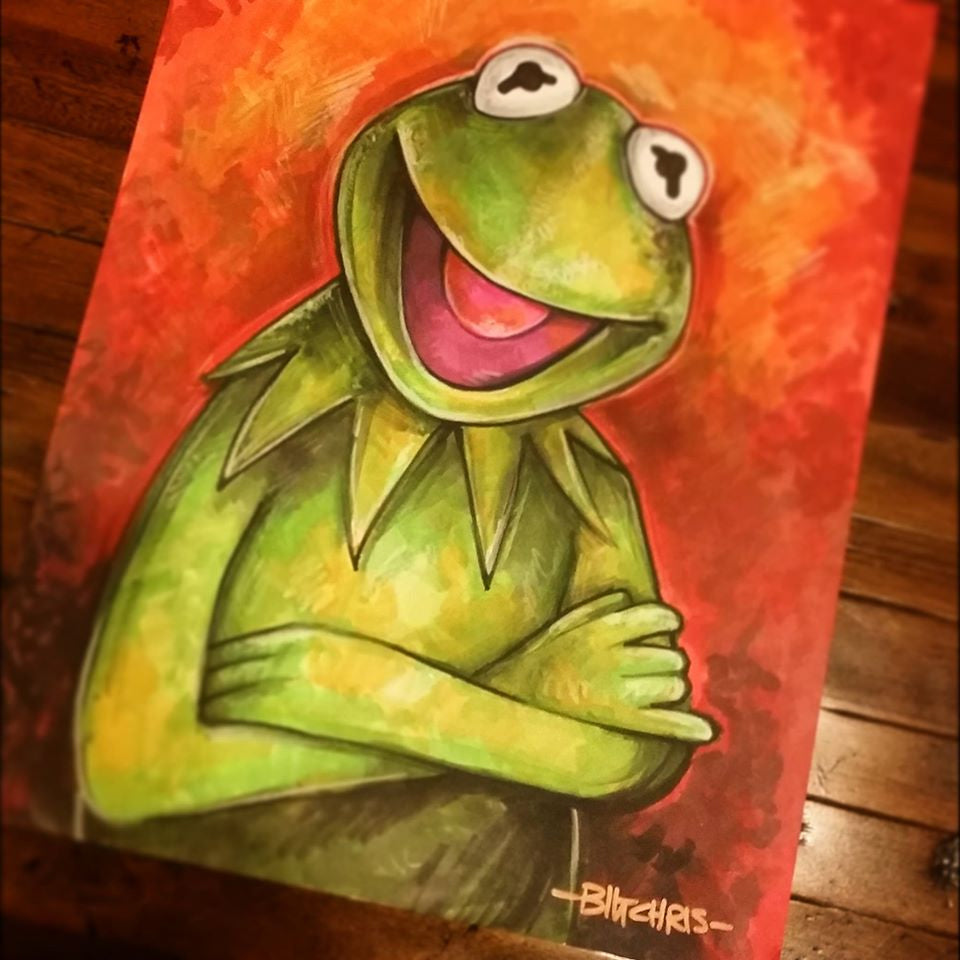 Original Art | Kermit | Original Marker Sketch