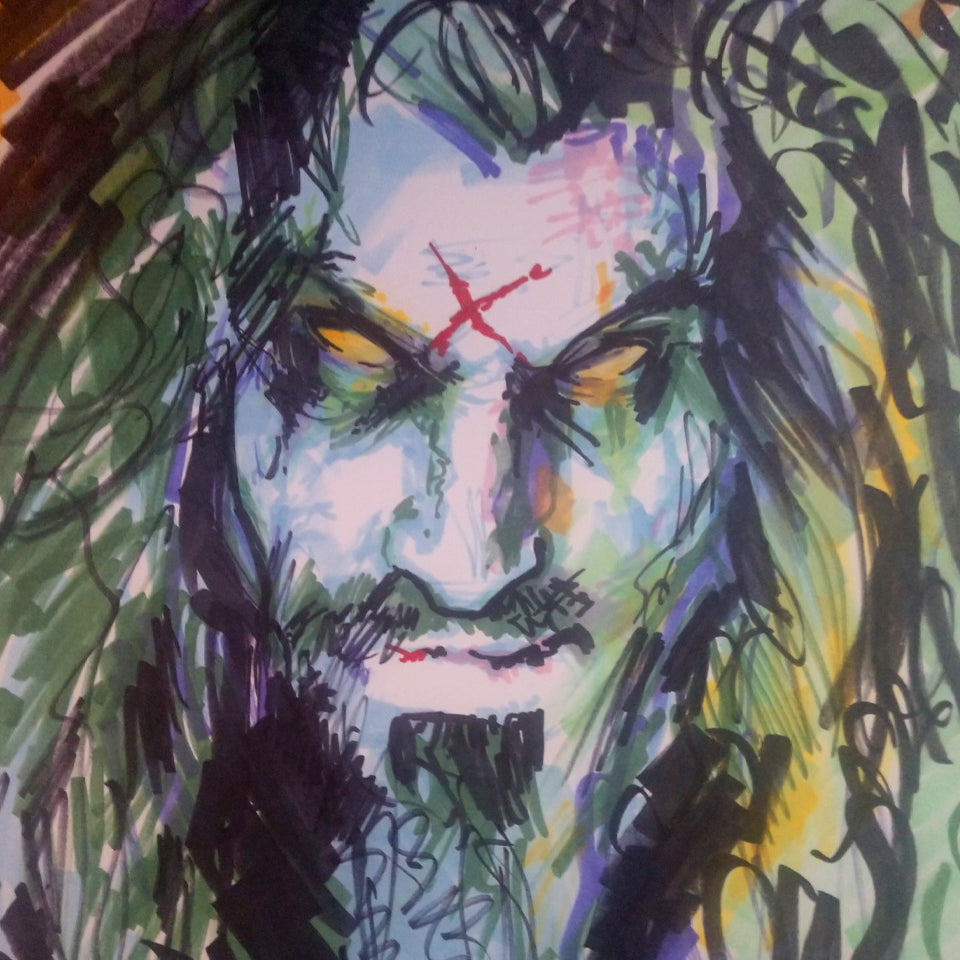 Original Art | Rob Zombie | Original Marker Sketch