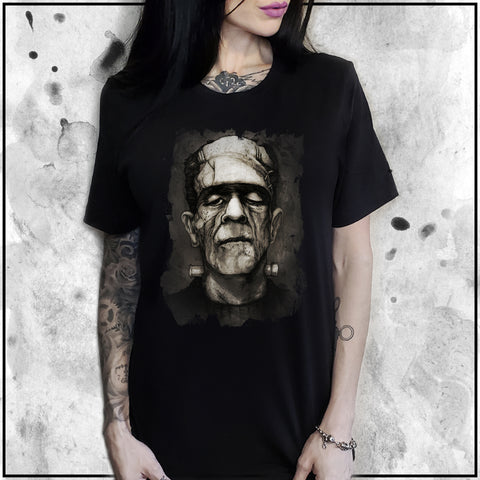 Horror | Frankenstein's Monster | Ladies Oversized Tee