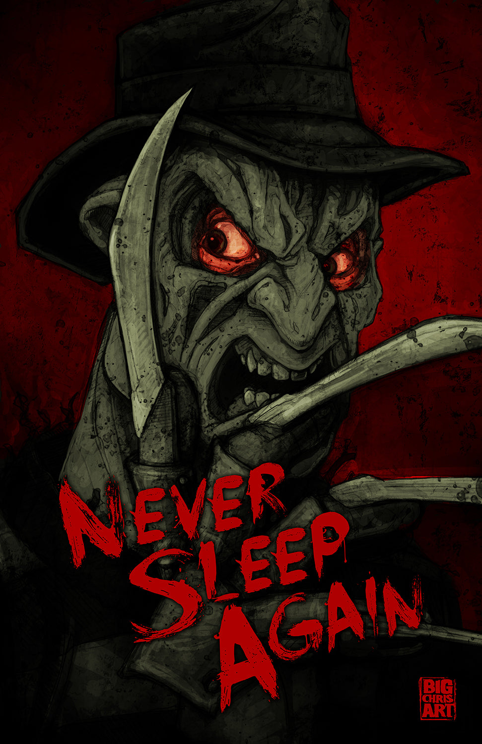 Horror | Never Sleep Again | 11x17 Print
