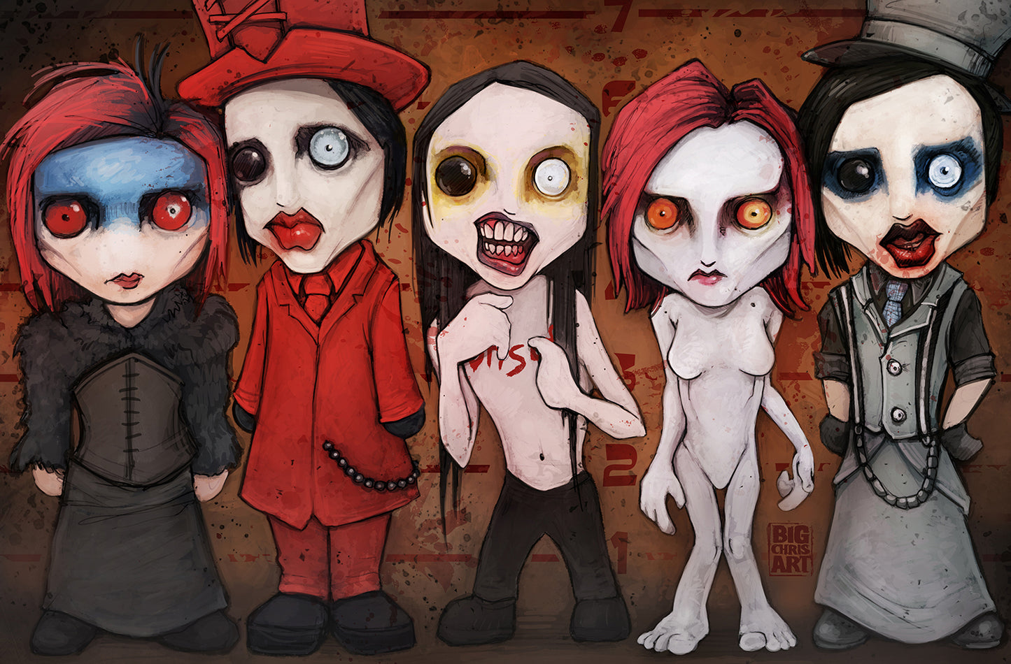 Music | Beautify People Line-Up | 11x17 Print