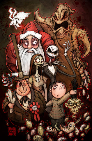 Fandom | Nightmare Before Christmas Cast | 11x17 Print