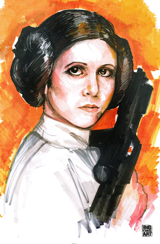 Fandom | Star Wars - Princess Leia | 11x17 Print