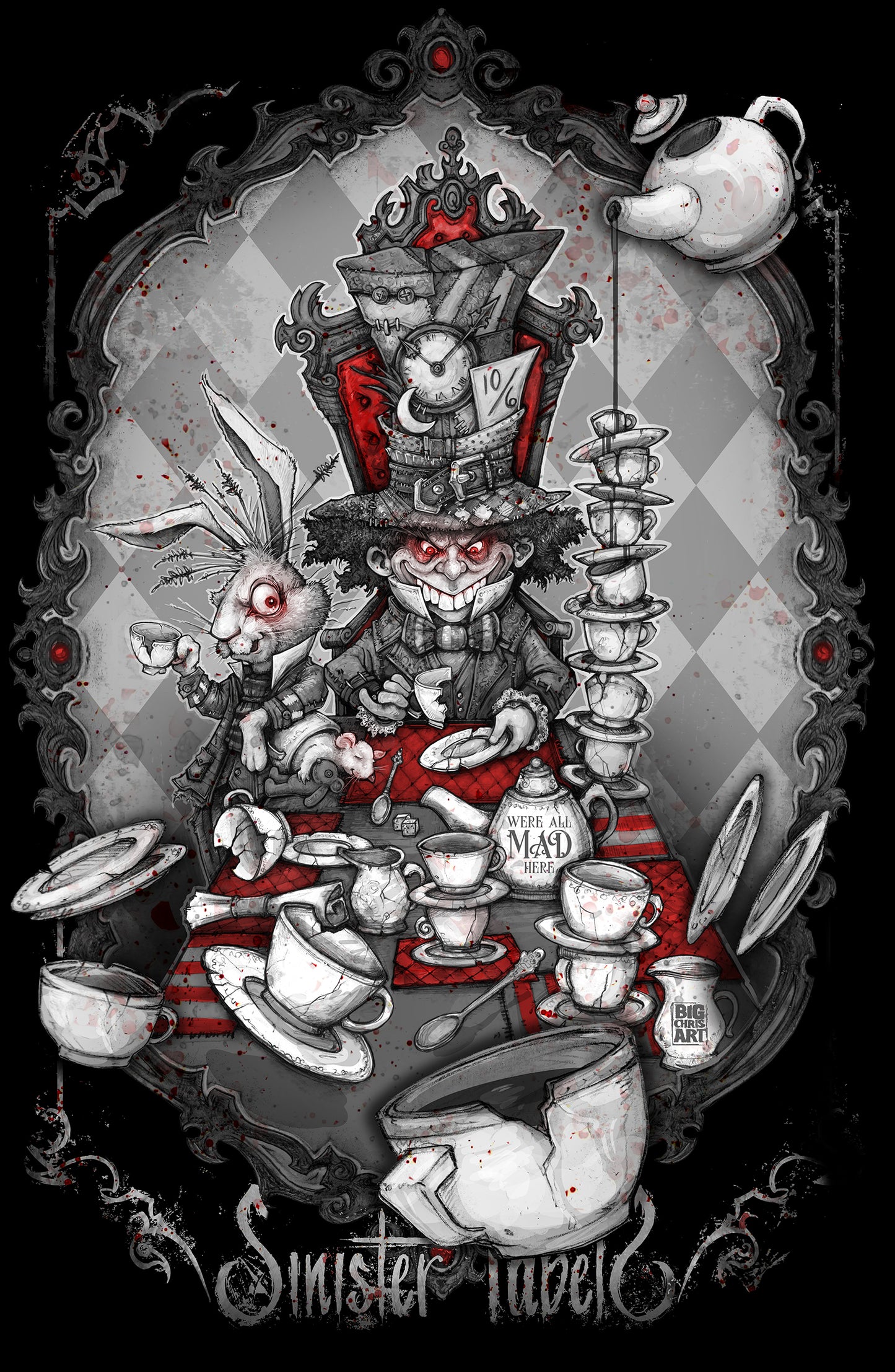 Sinister Fables | All Mad Here | 11x17