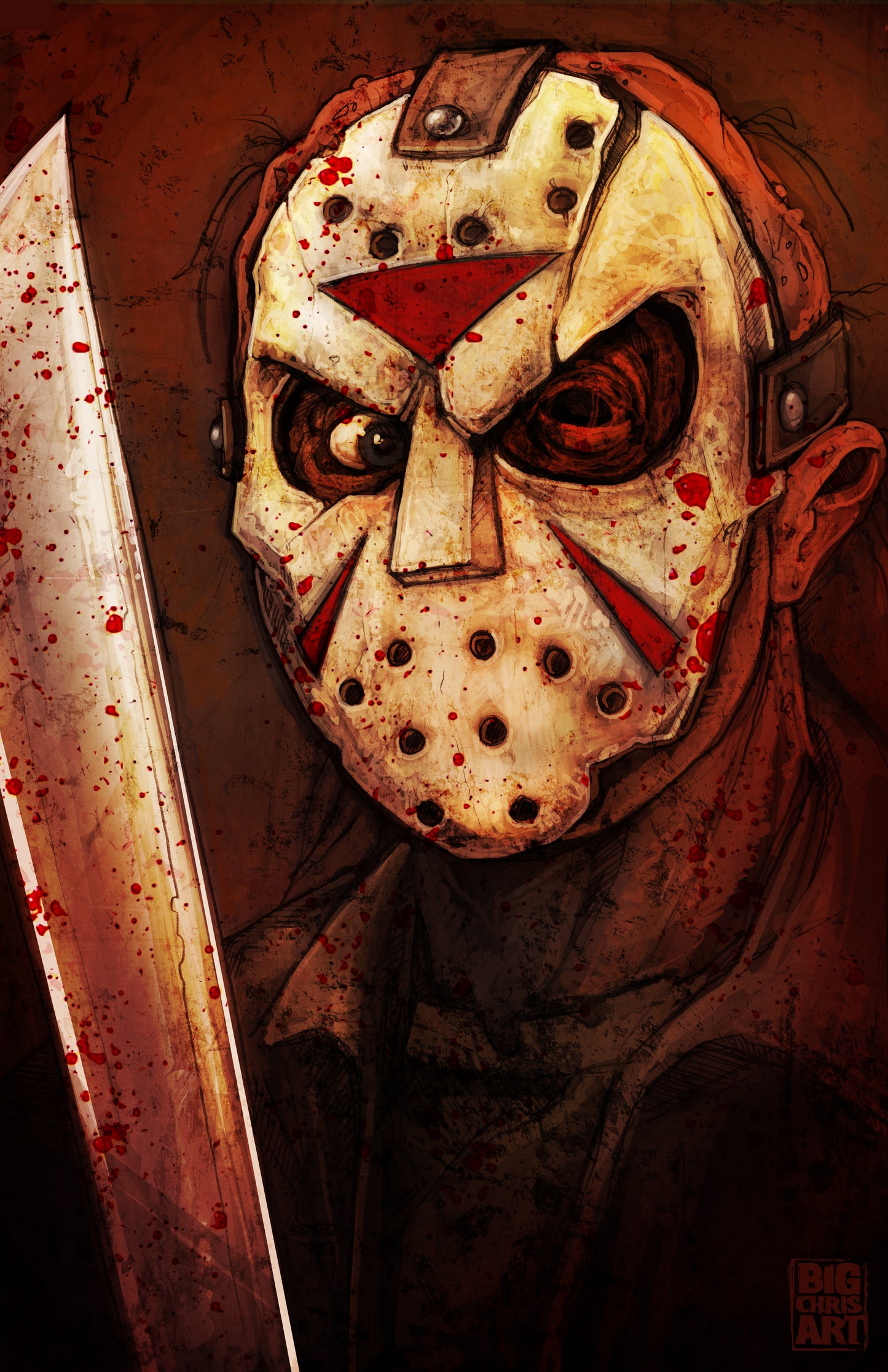 Horror | Jason Voorhees | 11x17 Print