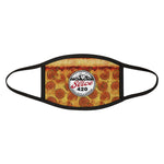 Slice 420 Pizza | Pepperoni & Logo | Mixed-Fabric Face Mask