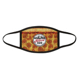 Slice 420 Pizza | Pepperoni & Logo | Mixed-Fabric Face Mask