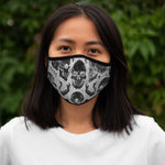 Apothic Ink | Skull Pattern - X-Ray | Fitted Polyester Face Mask