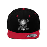 Big Chris Art | Skull Logo | Unisex Flat Bill Hat