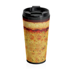 Slice 420 Pizza | Cheese & Logo | Stainless Steel Travel Mug