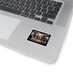 Cuddly Killers | Bulldog's Playing Poker | Kiss-Cut Stickers