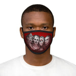 Horror | Mt. Slashmore | Mixed-Fabric Face Mask