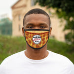 Slice 420 Pizza | Pepperoni & Logo | Mixed-Fabric Face Mask