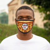 Slice 420 Pizza | Pepperoni & Logo | Mixed-Fabric Face Mask
