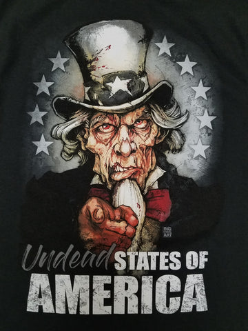 Undead States of America Canvas