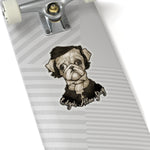 Cuddly Killers | Edgar Allan Pug | Kiss-Cut Sticker