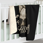 Cuddly Killers | Edgar Allan Pug | Sherpa Fleece Blanket