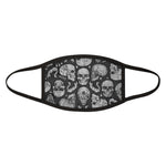 Apothic Ink | Skulls - Light Grey | Mixed-Fabric Face Mask