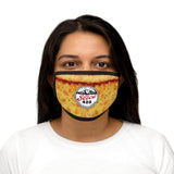 Slice 420 Pizza | Cheese & Logo | Mixed-Fabric Face Mask