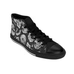 Apothic Ink | Skull's - Light Grey | Men's High-top Sneakers
