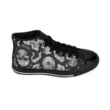 Apothic Ink | Skull's - Light Grey | Men's High-top Sneakers