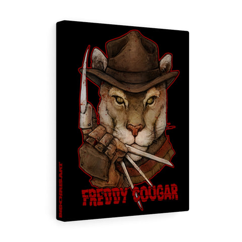 Cuddly Killers | Freddy Cougar | Canvas Gallery Wraps
