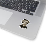 Cuddly Killers | Edgar Allan Pug | Kiss-Cut Sticker
