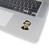Cuddly Killers | Edgar Allan Pug | Kiss-Cut Sticker