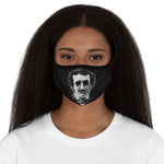 Horror | Edgar Allan Poe Portrait | Fitted Polyester Face Mask