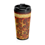 Slice 420 Pizza | Pepperoni & Sausag Logo | Stainless Steel Travel Mug