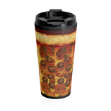 Slice 420 Pizza | Pepperoni & Sausag Logo | Stainless Steel Travel Mug