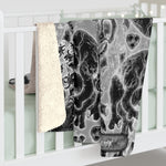 Apothic Ink | Anatomical Heart X-Ray Pattern | Sherpa Fleece Blanket