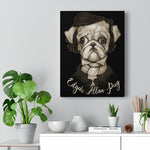 Cuddly Killers | Edgar Allan Pug | Canvas Gallery Wraps