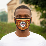 Slice 420 Pizza | Pepperoni & Sausag Logo | Mixed-Fabric Face Mask