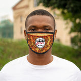 Slice 420 Pizza | Pepperoni & Sausag Logo | Mixed-Fabric Face Mask