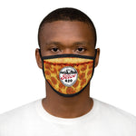 Slice 420 Pizza | Pepperoni & Logo | Mixed-Fabric Face Mask