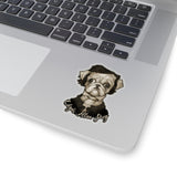 Cuddly Killers | Edgar Allan Pug | Kiss-Cut Sticker