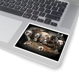 Cuddly Killers | Bulldog's Playing Poker | Kiss-Cut Stickers