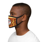Slice 420 Pizza | Pepperoni & Sausag Logo | Mixed-Fabric Face Mask