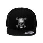 Big Chris Art | Skull Logo | Unisex Flat Bill Hat