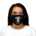 Cuddly Killers | Edgar Allan Pug | Mixed-Fabric Face Mask