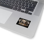 Cuddly Killers | Bulldog's Playing Poker | Kiss-Cut Stickers
