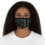 Patriot | Black and Grey Flag | Fitted Polyester Face Mask