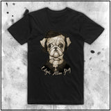 Cuddly Killers | Ladies | Edgar Allen Pug | Oversized Tee