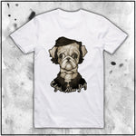 Cuddly Killers | Ladies | Edgar Allen Pug | Oversized Tee