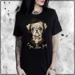 Cuddly Killers | Ladies | Edgar Allen Pug | Oversized Tee