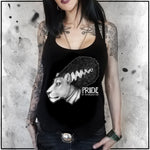 Cuddly Killers | Pride of Frankenstein | Ladies Racerback Tank