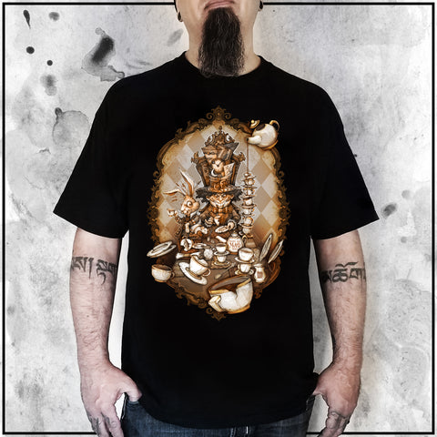 Sinister Fables | Alice - All Mad Here | Gents T-Shirt